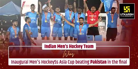 Indian Men's Claim Inaugural Hockey5s Asia Cup Title