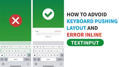 How To Avoid Keyboard Pushing Layout With Textinput React Native Tutorial For Beginner Youtube