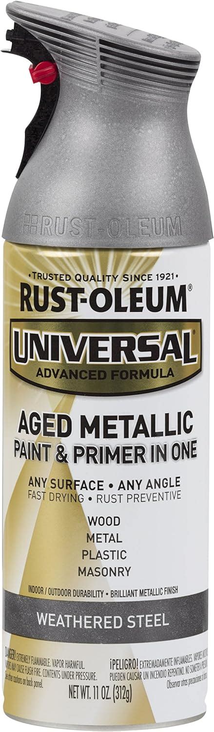 Rust Oleum 285073 Universal All Surface Aged Metallic Spray Paint 11