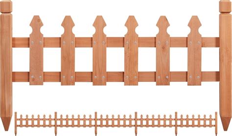 Amazon Yaheetech Decorative Garden Fence Landscape Wood Picket