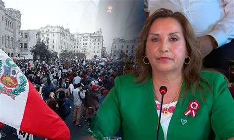 Dina Boluarte Sobre Toma De Lima Espero Que Sea Una Marcha Pacífica Sin Generar Violencia Y