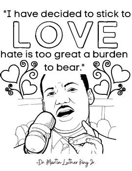 MLK Day Coloring Pages/Activity by kateMakeMe | TPT