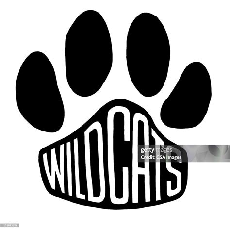 Wildcat Paw Prints Clip Art