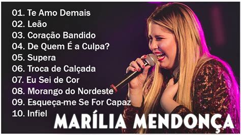 Mar Lia Mendon A Te Amo Demais Le O S Melhores M Sicas Sertanejo