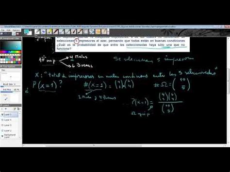 Distribución Hipergeométrica Clase de Teoría YouTube