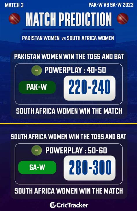 Pak W Vs Sa W Match Prediction Who Will Win Todays 3rd Odi Between