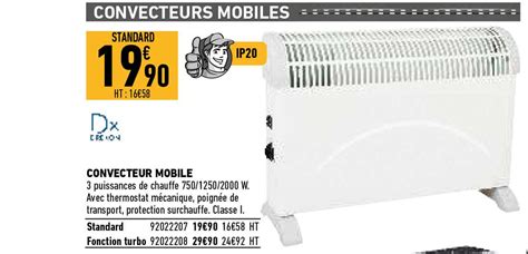 Promo Convecteur Mobile Chez Brico Cash Icatalogue Fr