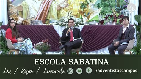 LIÇÃO DA ESCOLA SABATINA YouTube