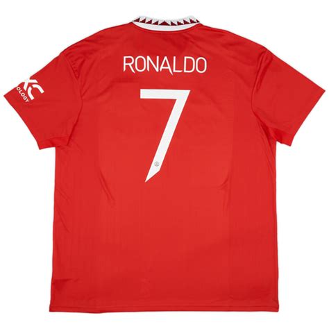 2022 23 Manchester United Home Shirt Ronaldo 7 9 10 XXL