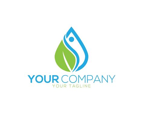 Creative Water Life Logo Design Concept Vector illustration. 10495370 ...