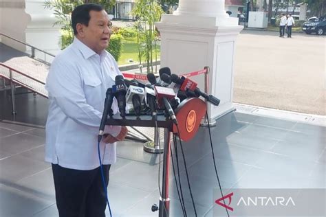 Presiden Instruksikan Prabowo Kirim Nakes Dan Penyediaan Rs Ke Gaza