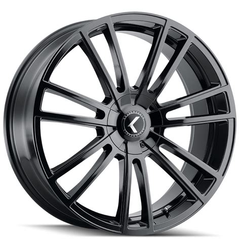 18 Kraze Wheels 183 Spectra Gloss Black Rims KRZ030 1