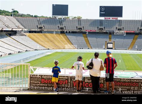 Barcelona Espa A Catalu A Catalunya Parc De Montjuic Stadi Olimpic