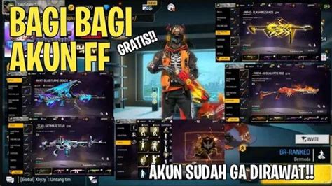 Akun Sultan Free Fire Ff Full Diamond Dan Skin Ada Akun Fb