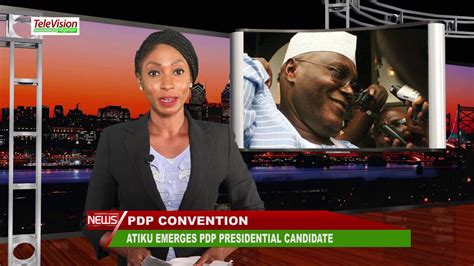 Atiku Emerges Pdp Presidential Candidate Youtube