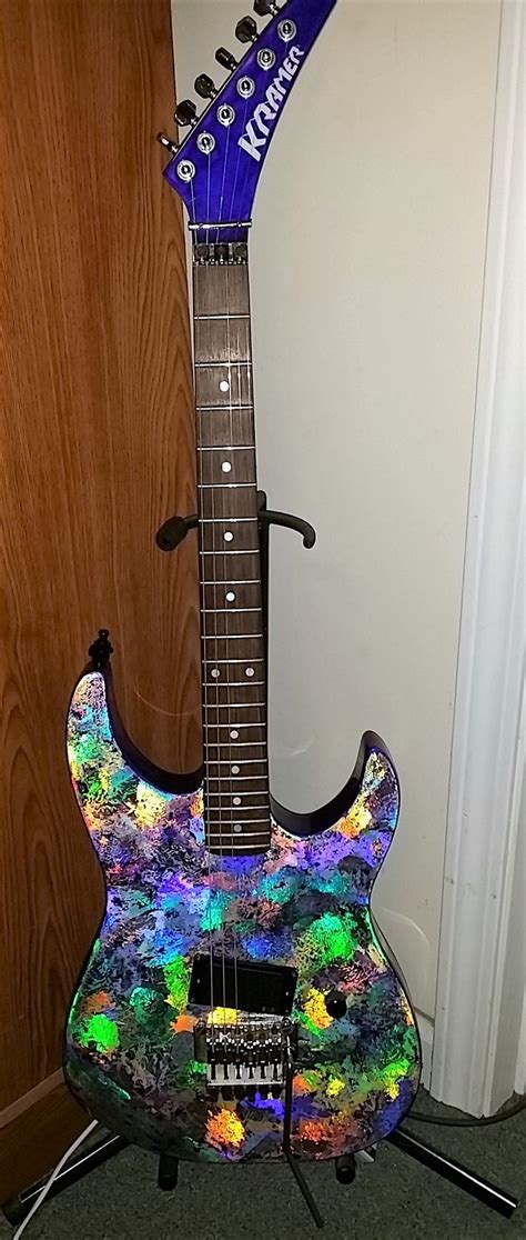 Kramer Holographic Guitar Front This Started Life As A Focus 6000 I