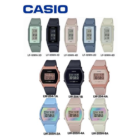 Casio LW 204 LF 10WH LW 205H Youth Digital Sports Resin Band