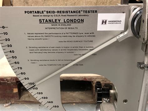 Pendulum Skid Resistance Tester Hire Hammond