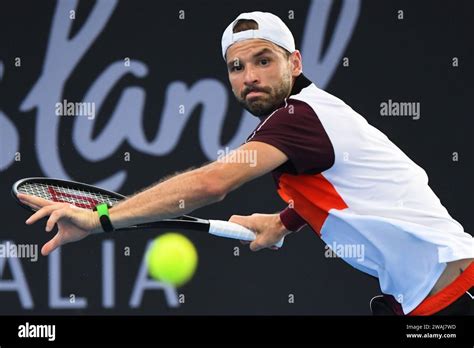 Brisbane Australia 05th Jan 2024 Grigor Dimitrov Of Bulgaria In