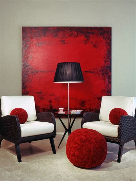 20+ Dark Red Living Room Walls