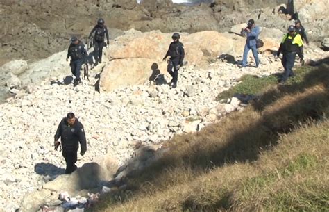 Elementos de SSP realizan recorrido de inspección en zona de playa de