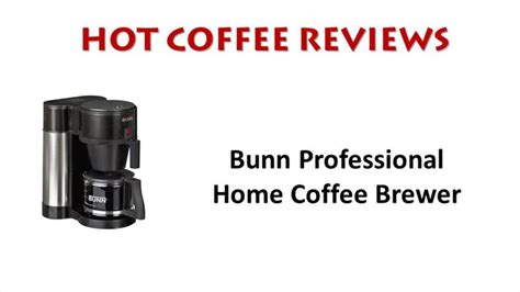 Bunn Professional Home Coffee Maker