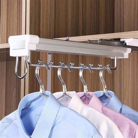 Amazon.com: Heavy Duty Extendable Pull Out Closet Rod - Closet Clothes