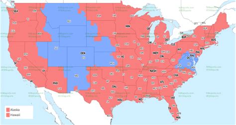 NFL coverage map Week 2: NFL TV map, broadcast info for Sunday's games