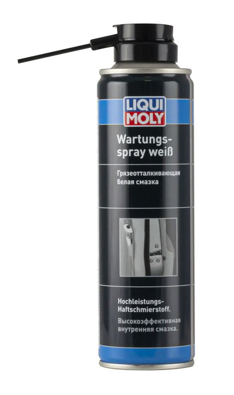 Грязеотталкивающая белая смазка Wartungs Spray weiss 0 25 л 3953 LIQUI