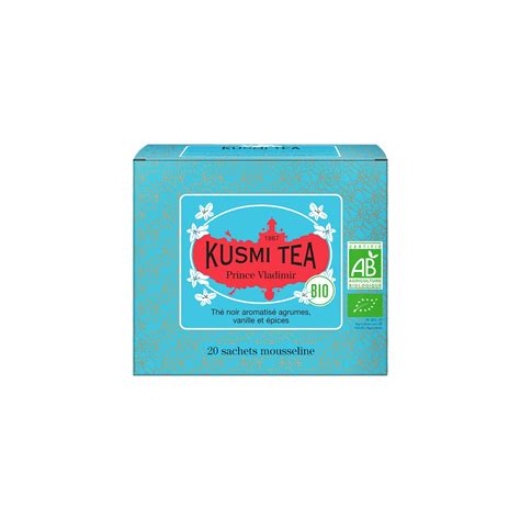 Organic Black Tea Kusmi Tea Prince Vladimir Muslin Tea Bags