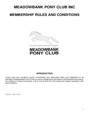 Fillable Online Membership Options The United States Pony Clubs Inc