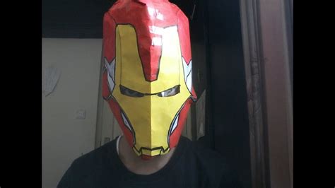 How To Make An Easy Paper Ironman Helmet Mk 85 YouTube