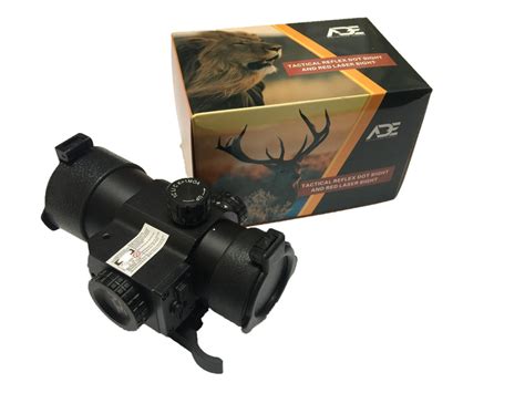 Ade Advanced Optics Compact Reflex Red Dot Sight With Laser Built In Qd Mount Opticsfactory