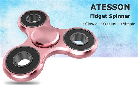 Atesson Fidget Spinner Toy Ultra Durable Stainless Steel