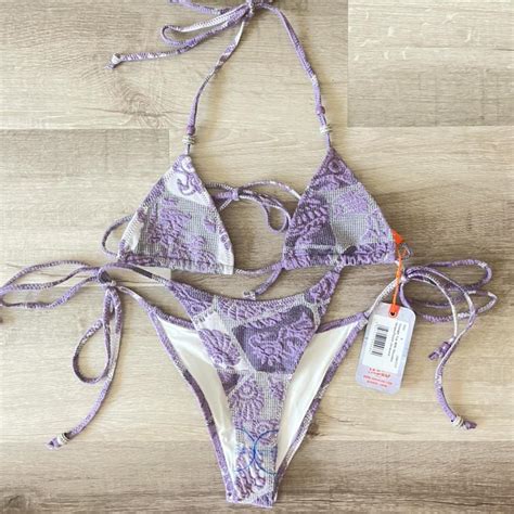 Jaded London Purple Bikini Really Cute Pattern And Depop