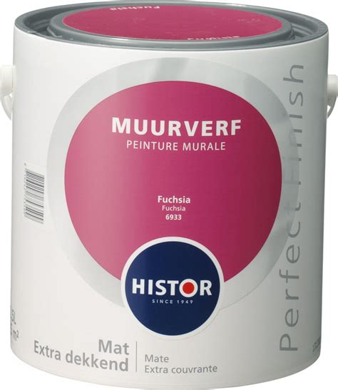 Histor Perfect Finish Muurverf Mat Liter Fuchsia Bol