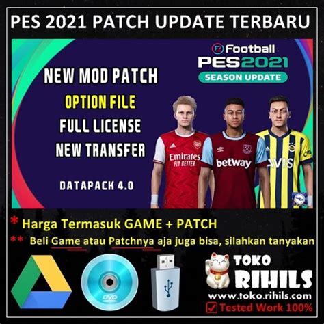 Jual EFootball PES 2021 Full PATCH Terbaru Update Game Untuk PC Laptop