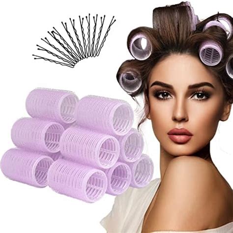 Amazon Acejoz Hair Rollers Pcs Large Self Grip Hair Curlers