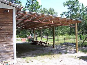 12' Steel lean to Metal barn truss Wholesale lot o 4 | eBay