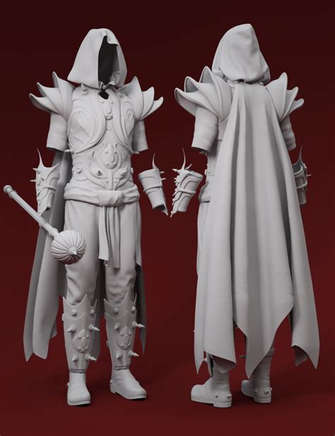 Arcane Summoner Outfit For Genesis 3 Males Daz 3d