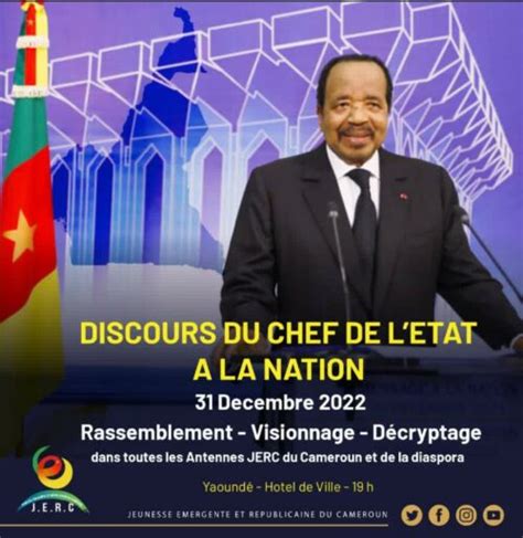 Cameroun Discours de Fin d année de Paul Biya Visionage public sur