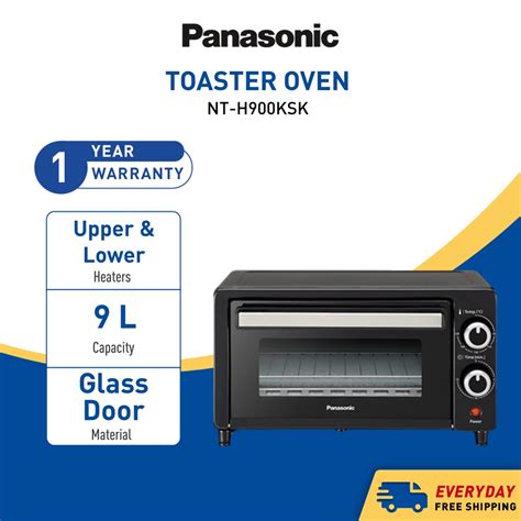 Panasonic Nt H900 Compact Toaster Oven Upper Lower Heaters Wide