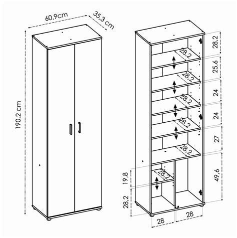 Armario Multiusos Natural Fit Puertas Estantes Kitmuebles