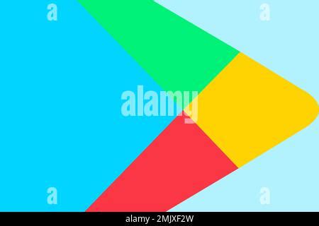 Google Play Abstract Multicolor Colorful Background Vector Illustration