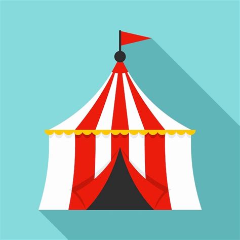 Cono De Tienda De Circo Ilustraci N Plana Del Cono Vectorial De