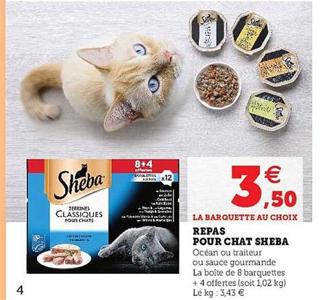 Promo Repas Pour Chat Sheba Chez Super U ICatalogue Fr