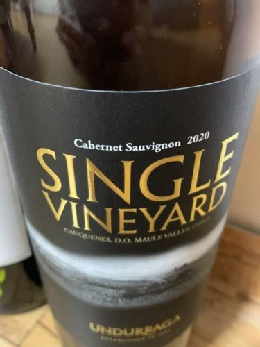 Undurraga Single Vineyard Cabernet Sauvignon Vivino