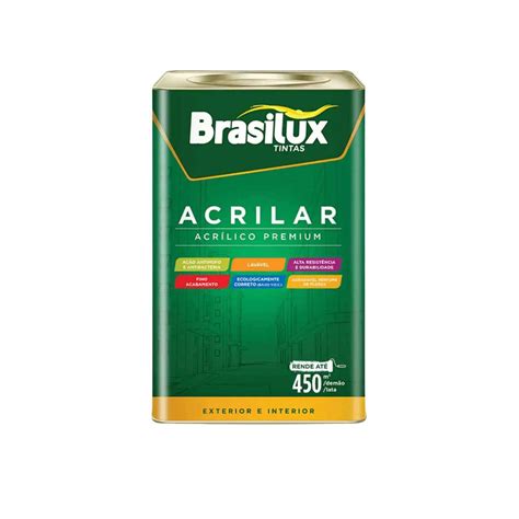 BRASILUX ACRILAR ACRIL PREMIUM BASE A PREMIUM FOSCO LAVAVEL 16 2