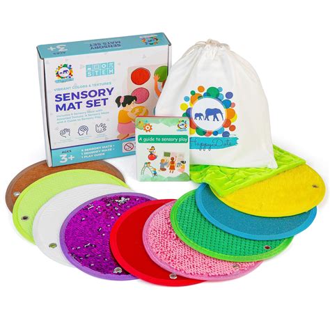 Buy Happydots Sensory Mats Set 9 Round 86 Inch Sensory Tiles Sensor