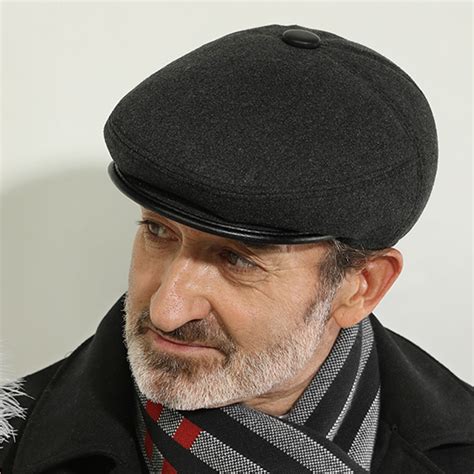 Winter Newsboy Hat With Earflaps Beret Dad Hat Win Grandado